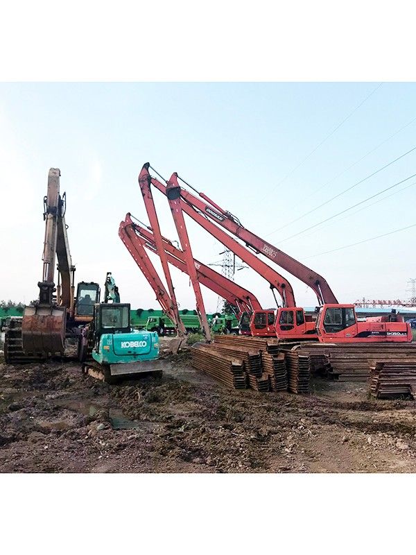 加长臂水路两用挖掘机